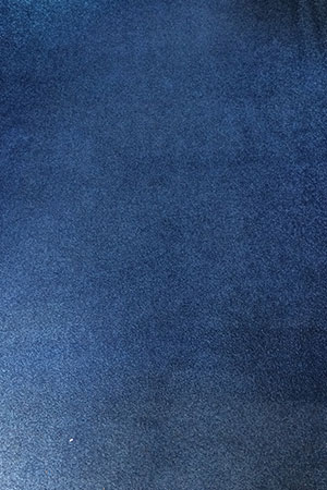 Blue carpet stain removal after cleaning